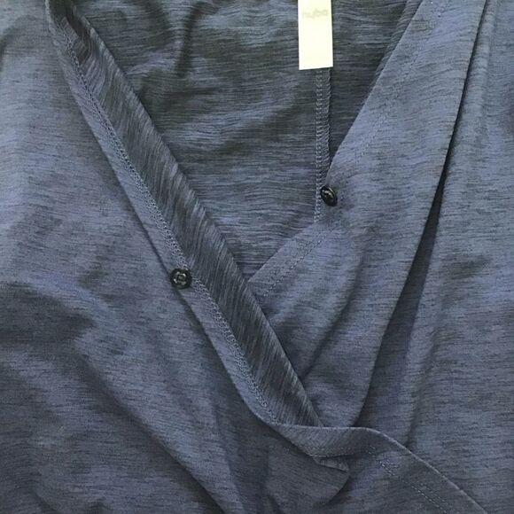 Reitmans Navy Sleeveless Resort Romper Elastic Waist Shortall XL NWT shortall - Picture 9 of 16